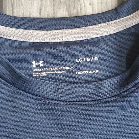 Mens Under Armour Loose Fit Heat Gear Sirt Sz Lrg - Picture 3 of 3